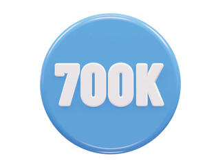 Follower text effect 3d illustration vector transparent