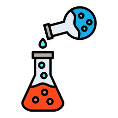 Experiment Filled Line Icon