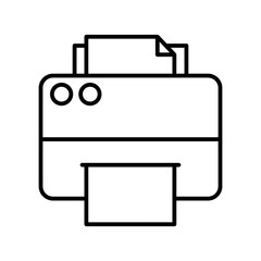 printing line icon