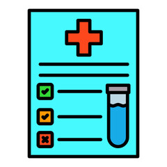 Test Filled Line Icon