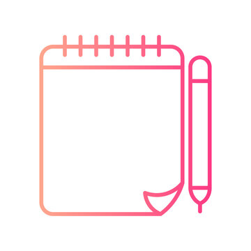 Workbook Gradient Icon