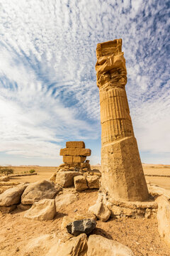 Temple of Queen Tiye, built by Amenhotep III in the 14th century BCE; Sedeinga, Northern State, Sudan