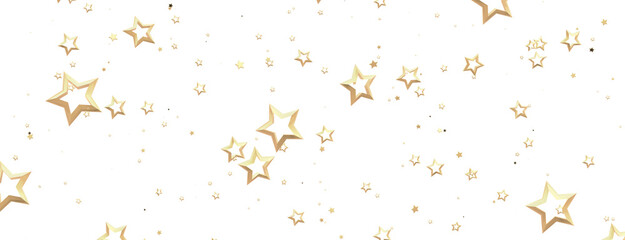 Glossy 3D Christmas star icon. Design element for holidays.