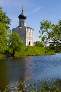 Church of the Intercession of the River Nerl (1165), North of Vladimir; Russia