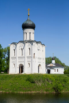 Church of the Intercession of the River Nerl (1165), North of Vladimir; Russia