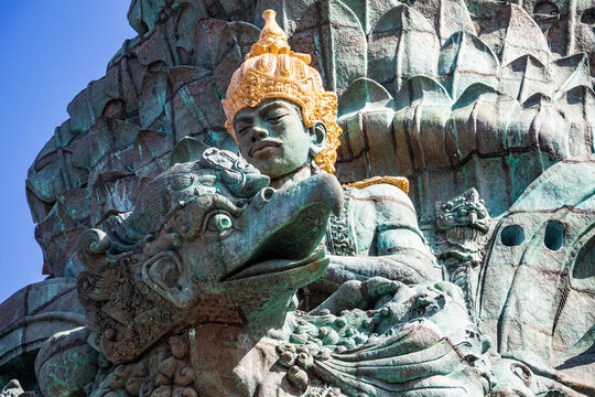 Garuda Wisnu Kencana statue at Garuda Wisnu Kencana Cultural Park; Bali, Indonesia