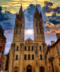 Caen (Normandia) - Saint-Étienne de Caen. Abadia dels Homes - França