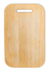 New brown wooden cutting board