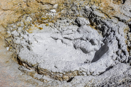 Geothermal springs at Sol de Manana Geysers, Eduardo Avaroa National Park; Potosi Department, Bolivia