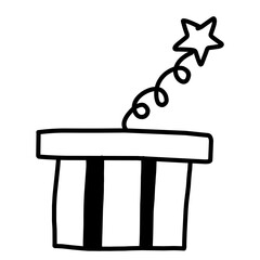 Doodle Party vector icon