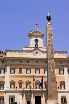 Chamber of Deputies, Montecitorio Square, Rome, Latium, Italy