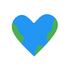 Love earth icon