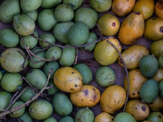 raw green mangoes 
