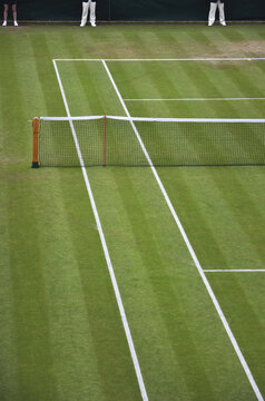 Overview of Tennis Court, Wimbledon, England, UK
