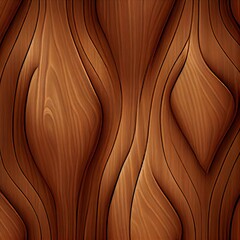 Seamless beautiful wood texture background. Generative AI