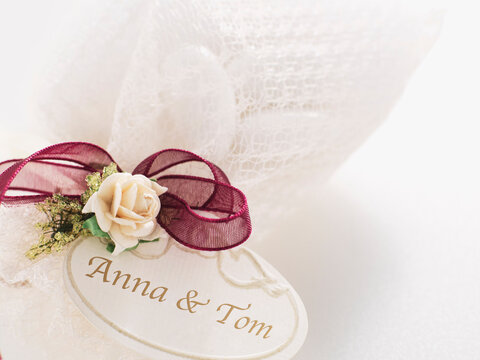 Close-up of Wedding Favour