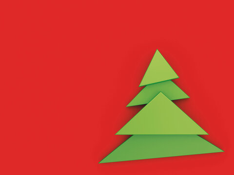 3d-Illustration of Christmas Tree