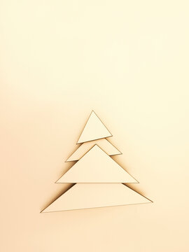 3d-Illustration of Christmas Tree