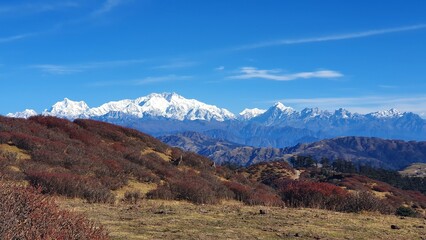 panorama of the mountains