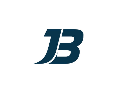 Initial JB Letter Unique Logo  Design. Creative Minimal Vector Letter Icon  Illustration.