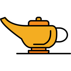 Arabian Magic Lamp Icon