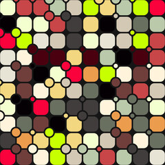 Color checkered squares background abstract illustration