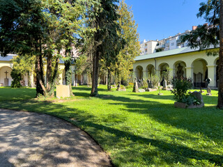 Fototapeta na wymiar Central cemetery of Salzburg.