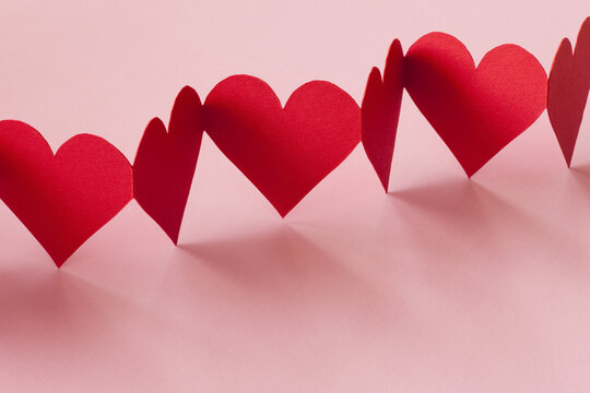 Heart Shaped Paper Chain