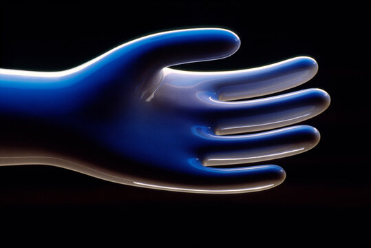White Ceramic Hand, Abstract