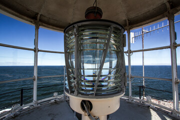 Lighthouse looking over the sea, Örskär, Sweden