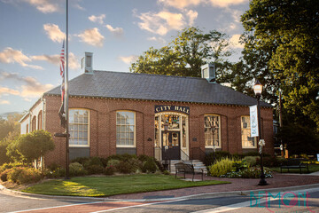 City Hall in downtown Belmont, North Carolina