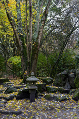 Japanese garden for Fukuoka in the Twin city gardens (Jardins des villes jumelées) in Bordeaux...