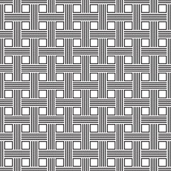 Seamless vector basket weave pattern background
