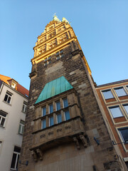 Fototapeta premium Historischer Stadthausturm in der Altstadt von Münster