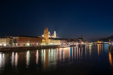 Fototapeta premium night view of the old town