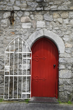 Close-up of doorway, Galway, Republic of Ireland