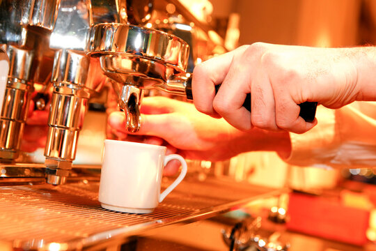 Man Making Coffee