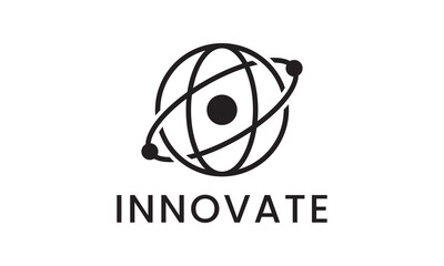 creative globe logo design vector illustration