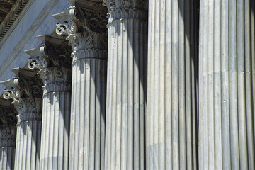 Columns at Zappeion, Athens, Greece