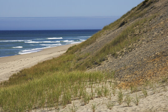 Sand Dunes, Marconi Beach, Cape Cod National Seashore, Wellfleet, Cape Cod, Massachusetts, USA