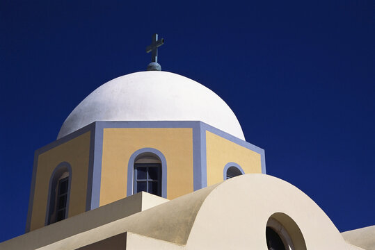 Exterior of Church, Thera, Santorini, Greece
