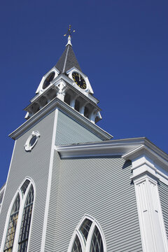 The First Church Meetinghouse, Sandwich, Cape Cod, Massachusetts, USA