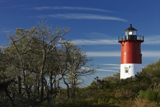 Nauset Beach Lighthouse, Cape Cod National Seashore, Massachusetts, USA