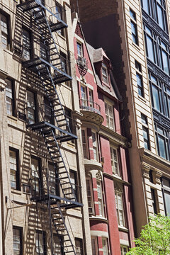 Apartment Buildings in Manhattan, New York City, New York, USA