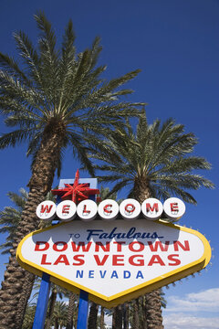 Welcome to Las Vegas Sign, Las Vegas, Nevada, USA