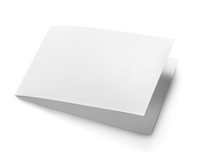 Blank stationery white mockup card