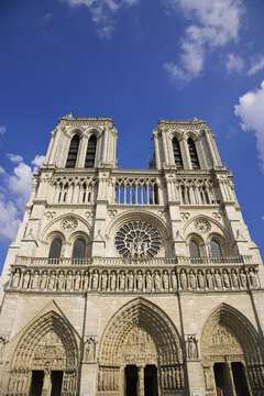 Notre Dame Cathedral, Ile de la Cite, Paris, France