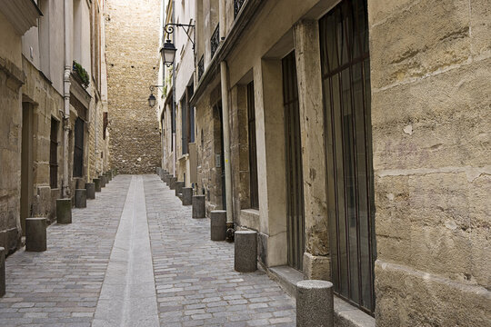 Narrow Alley, Latin Quarter, Paris, France