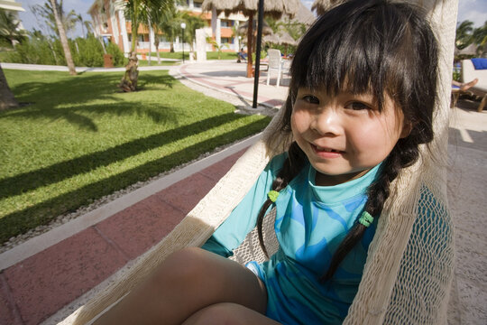 Girl in Hammock