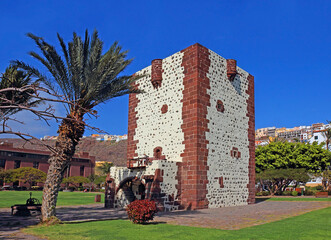 Gothic tower Torre del conde in San Sebastian de La Gomera, Gomera Island, Canary Islands, Spain